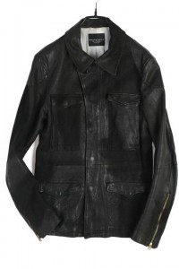 WASTE(TWICE) lamb leather jacket