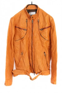 SLOW WEAR leather rider jacket