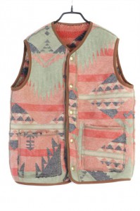 KAPITAL bulky fleece vest