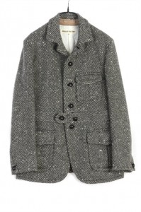 RUGGED FACTORY tweed norfolk jacket
