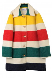 70&#039;s vtg PENDLETON - hudson bay color wool coat
