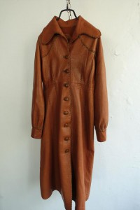 1970&#039;s NORTH BEACH LEATHER WHIPSTITCH made in mexico - Hand Craft leather coat