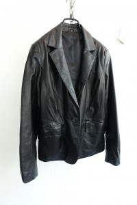 vtg italy leather jacket