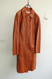 SEEK ITALY leather coat
