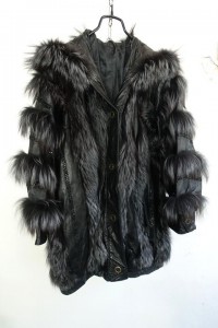 JP.DOTILIEN PARIS - leather &amp; fur coat