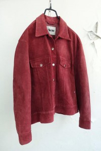 ACNE - suede leather jacket