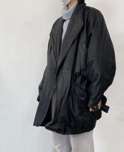 DISCO leather coat