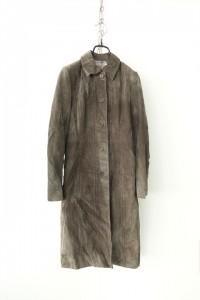 PAUL SMITH - suede leather coat