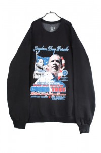 OBAMA by FRUIT OF THE LOOM made in u.s.a - 2XL super cotton sweat
