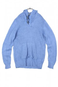 POLO by RALPH LAUREN - indigo linen &amp; cotton sweater