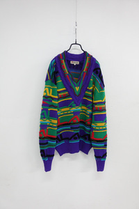 90&#039;s ANDRE LUCIANO - 3d knit sweater