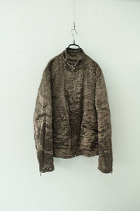 GIANNI VERSACE made in italy - metallic nylon jacket