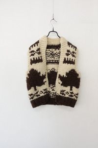 canadian cowichan knit vest