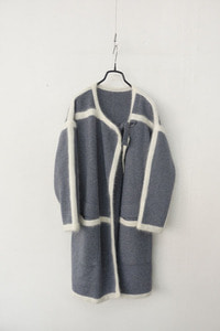 japan knit over coat