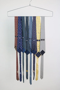 HERMES - vintage silk tie set
