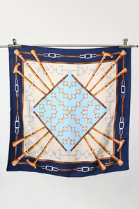 TRUSSARDI made in italy - pure silk scarf