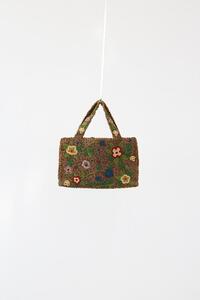 PIERRE URBACH - silk &amp; beads bag