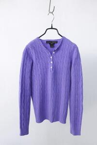 RALPH LAUREN - pure cashmere knit top