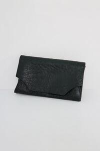vintage leather clutch