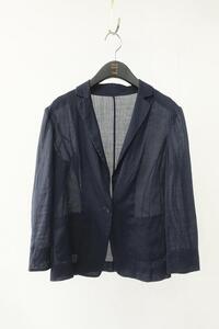 CARRIERA E BASILE - indigo linen jacket