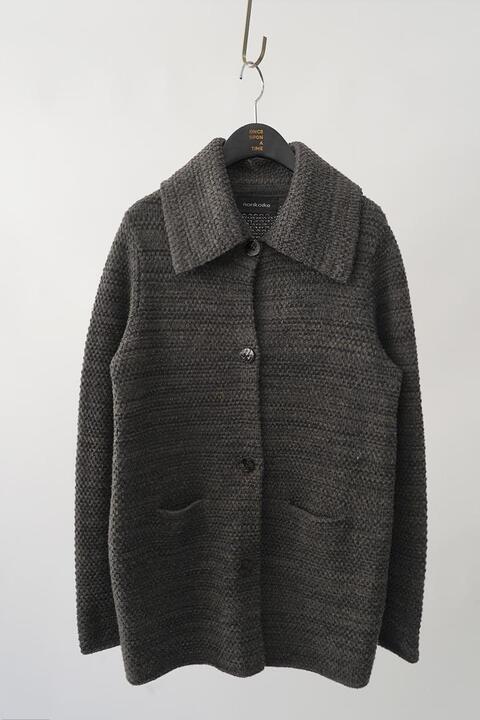NORIKOIKE - pure wool knit jacket