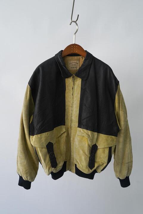 80&#039;s FLANDRE CLUB - suede bomber