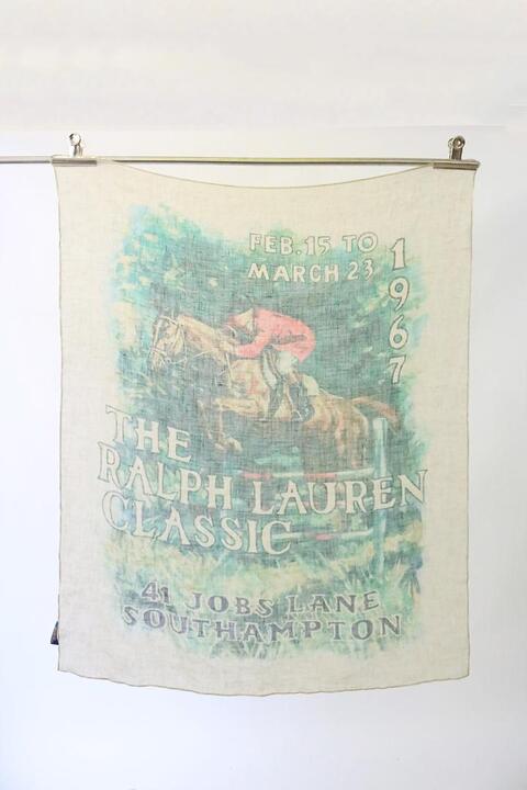 POLO RALPH LAUREN - pure linen scarf