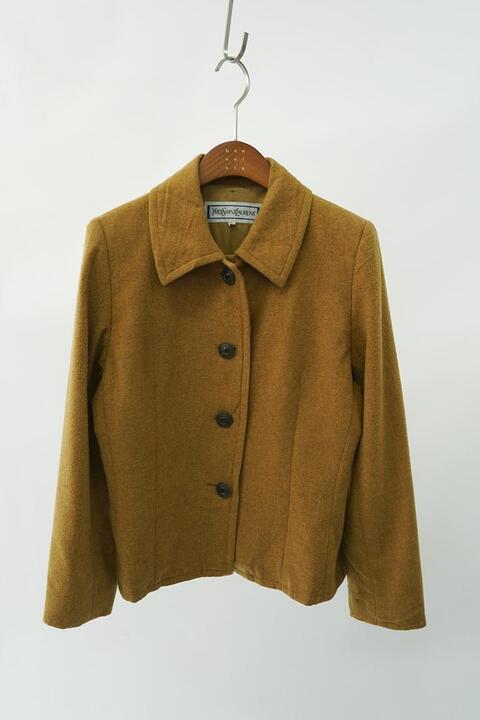 80&#039;s YSL - women&#039;s tweed wool jacket