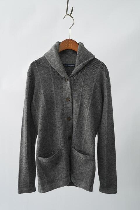RALPH LAUREN - pure wool knit jacket