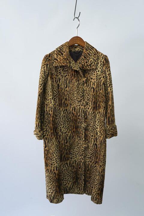 vintage women&#039;s eco fur coat