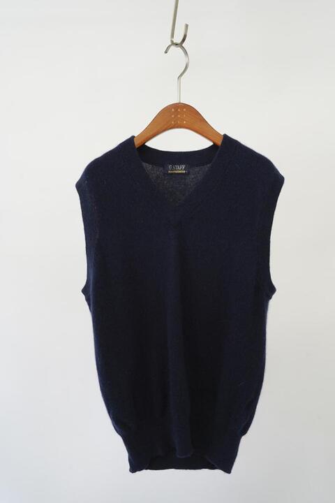 G STAFF - pure cashmere knit vest