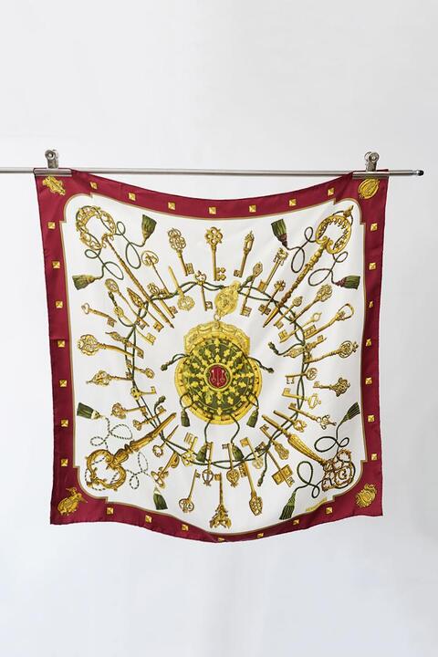 HERMES made in france - pure silk scarf