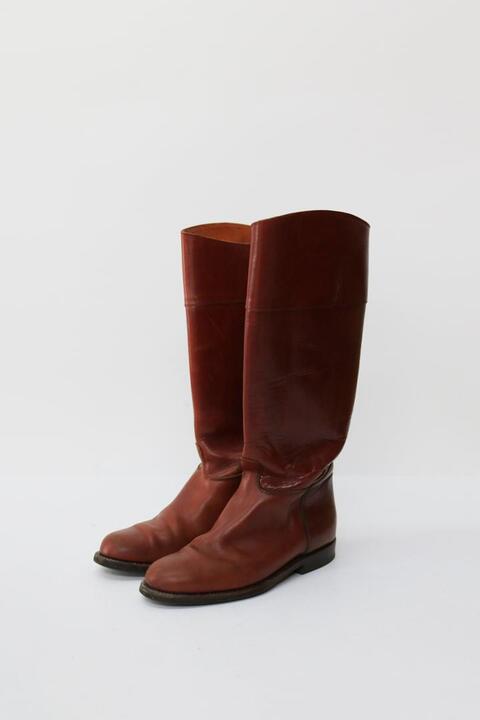 vintage women&#039;s horse riding boots (250)
