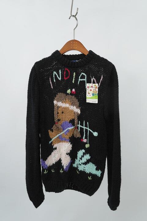 japan vintage women&#039;s knit top