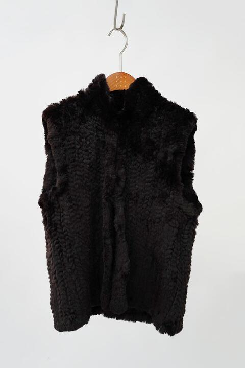 women&#039;s rabbit fur vest