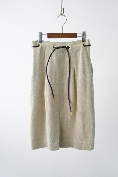 UNITED TOKYO - pure linen skirt (25-26)