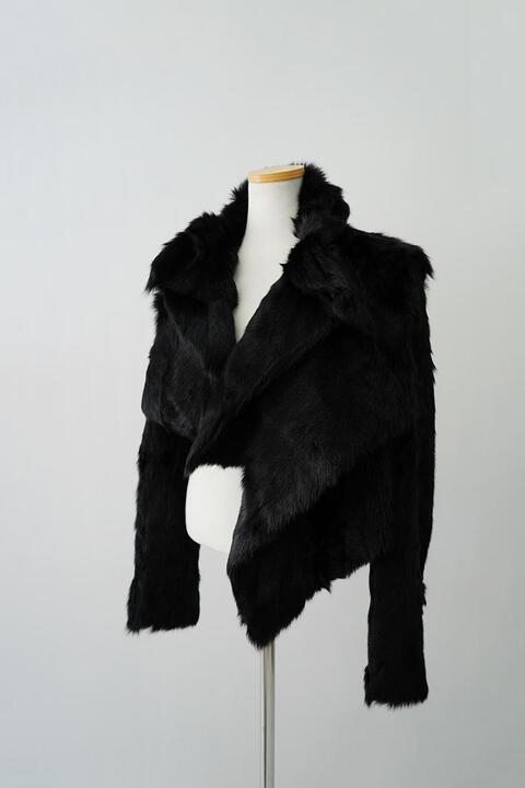 HELMUT LANG made in italy - fox fur jacket