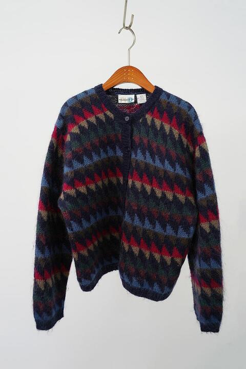 PAUL HARRIS DESIGN - mohair blended knit cardigan