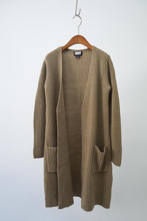 90&#039;s DKNY - pure wool knit coat
