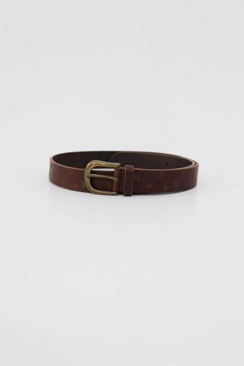 natural tanned leather belt