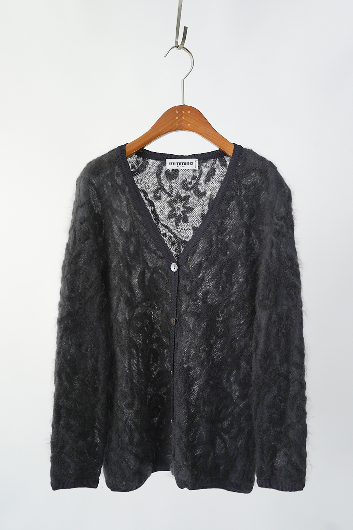 MIMMINA TRICOT made in italy - mohair knit cardigan