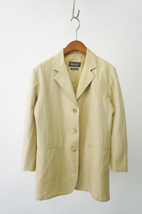 90&#039;s BALLY made in italy - silk &amp; linen jacket