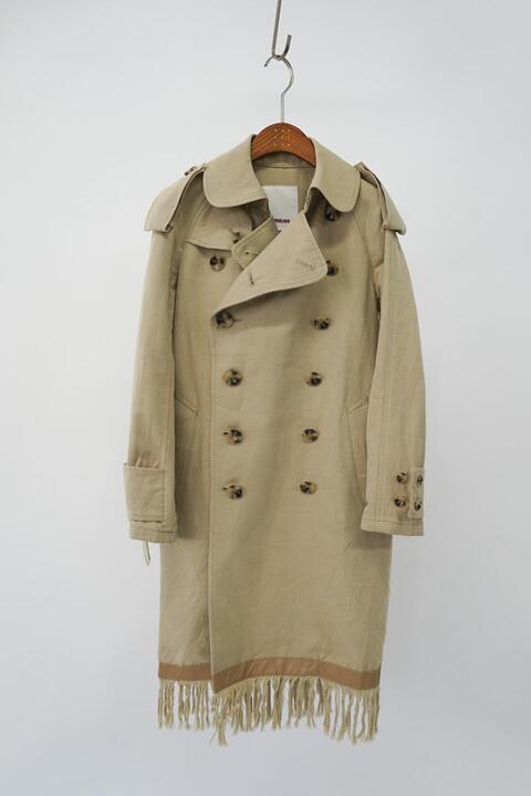 SWANLAKE - linen blended coat