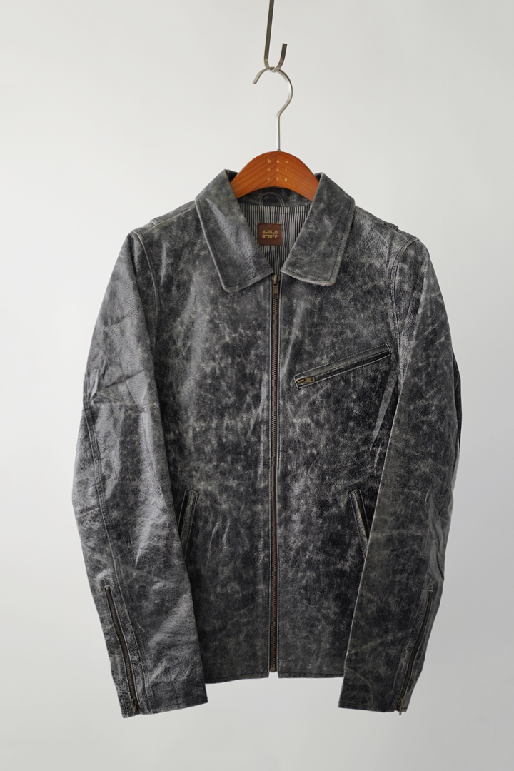 Q TO P - pig leather jacket
