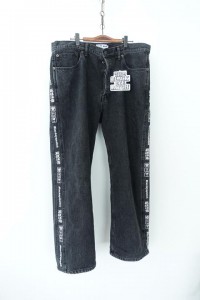 BLACK EYE PATCH - hand with care denim pant (36)