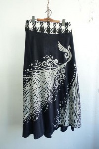 japan indigo skirt (free)