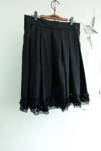 BLUMARINE made in italy - pure silk skirt (29)