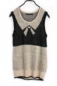 Y&#039;s by YOHJI YAMAMOTO - silk knit vest