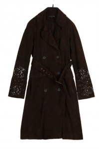 THEORY leather coat