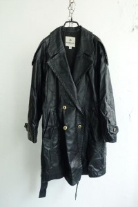 vintage PARIENNE leather coat